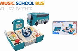 Interaktiver faltbarer Bus mit Lenkrad für Kinder
