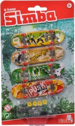 Mini-Skateboard-Set X-Treme 4 Stück