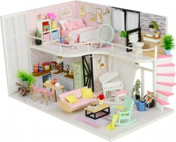 Miniaturhaus Anninas rosa Melodie