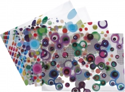 Plastmappe mit Druckknopf 35,5 × 26 cm