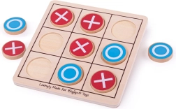 Holz-Tic-Tac-Toe BIGJIGS TOYS natur