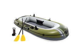 Aufblasbares Boot INTEX Seahawk 2 für 2 Personen mit Rudern und Pumpe