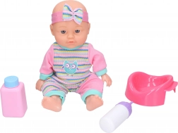 Pinkelndes Baby mit Geräuschen 25 cm