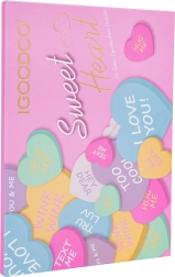 Kinder-Make-up-Palette mit herzförmigen Lidschatten