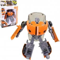 Robot, der sich in ein Auto verwandelt