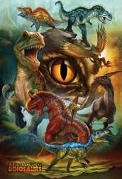 Puzzle fleischfressende Dinosaurier 100 Teile