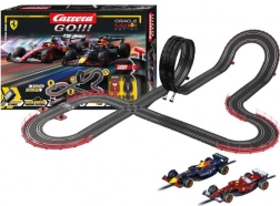 Carrera GO Speed Zone Slotcar-Bahn 6,3 m mit F1 Ferrari und Red Bull