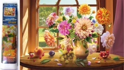 Norimpex Diamantmalerei Sommerblumenstrauß 30x40 cm