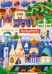 Trefl Puzzle Premium Plus The Art of Colour: Budapest, Ungarn 1000 Teile