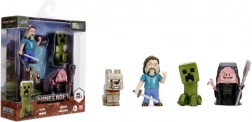 Set aus Metallfiguren MINECRAFT MOVIE 6,5 cm – 4 Stk.