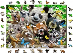 Holz-Puzzle Bärenparadies 2 in 1 von Wooden City