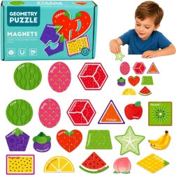 Magnetisches Obst-Puzzle – 30 Teile für Kühlschrank und Magnettafel