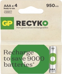 Akkus AAA Ni-MH 950mAh GP ReCyko