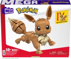 Bausatz MEGA POKÉMON Jumbo-Evoli 28 cm (824 Teile)