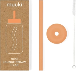 MUUKI Mini Lounge Strohhalm und Deckel Tropische Papaya