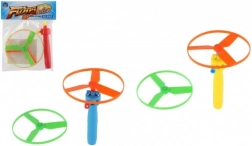 Abschuss-Propeller mit Starter, Kunststoff, Ø 9 cm, 2 Farben