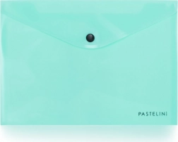 Dokumententasche mit Druckknopf A5 Pastelini grün