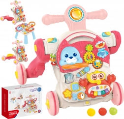 Multifunktionaler interaktiver 4-in-1-Lauflernwagen WOOPIE für Kinder