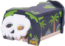 Holztunnel Schädelhöhle