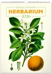 Wandkalender Vintage Poster Herbarium 2026