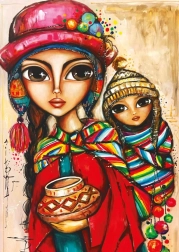 Puzzle Mutter mit Tochter 1000 Teile