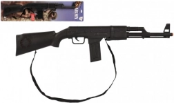 Kunststoff Maschinengewehr/Pistole mit klapperndem Mechanismus 66 cm