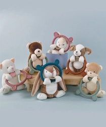 Doudou Plüschspielzeug mit Beißring