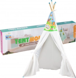 Kinder-Tipi-Zelt mit kleinem Elefanten