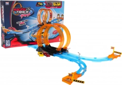 Rennbahn mit scharfen Schleifen