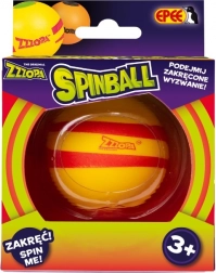 Spinball Jonglierball gelb mit rot