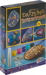 Grafix Steine bemalen Metallic Dazzling – Kreativset