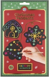 MOXY Set aus kratzbaren Weihnachtsbildern – 9 Stk.