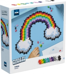 Plus-Plus Nach Zahlen bauen – Regenbogen 500 Stk