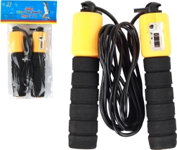 Springseil Schwarz-Orange Mit Zähler Fitness