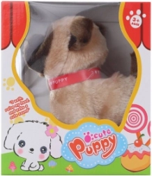 Gehender brauner Hund