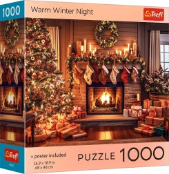 Puzzle Warme Winternacht 1000 Teile TREFL