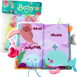 Weiches Sinnesbuch Meeres­tiere mit knisternden Seiten und Quietschelement