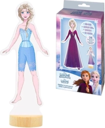 Magnetisches Anziehspiel mit Ausmalbuch FROZEN – Elsa