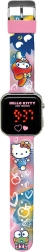 LED-Uhr mit Kalender Hello Kitty