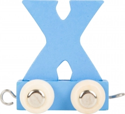 Holzzug – bunte Buchstaben, Buchstabe X small foot