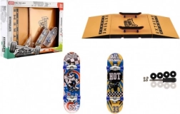 Finger-Skateboard-Set mit Rampe und Werkzeug, 2 Stk.