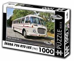 Puzzle Retro-Autos Škoda 706 RTO LUX – Bus 1961, 1000 Teile