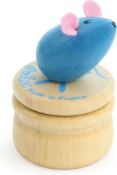 Vilac Holzkiste für Zähne mit Grüner Maus