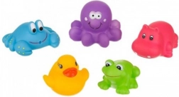 Badewannenspielzeug Akuku kleine Tierchen, Set 5 Stk.