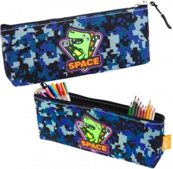 Schreibetui Space Dino blau 20x8 cm