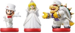 amiibo Figuren Super Mario – Hochzeits‑Set Mario, Peach und Bowser (3 Stk)