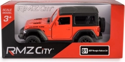 Metallmodellauto JEEP Wrangler Rubicon 2021 Hardtop 1:35 rot