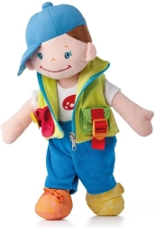 Sensorische Puppe mit Schnallen Krystian
