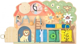 Spielbrett Häuschen mit Tieren