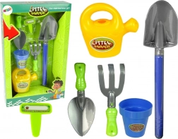 Kindergartenset mit Eimer, Schaufel und Gießkanne